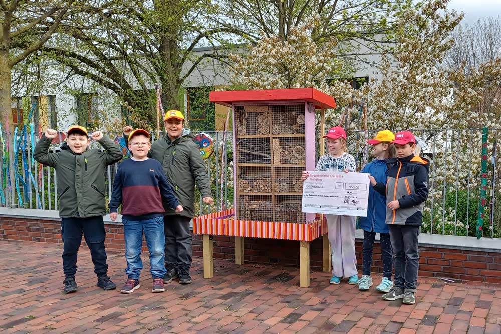 Sparkassenwettberwerb Insektenhotel
